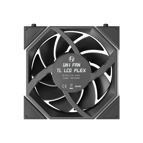 Lian Li UNI Fan TL LCD Flex Wireless ARGB 120mm Triple Pack Cabinet Fan